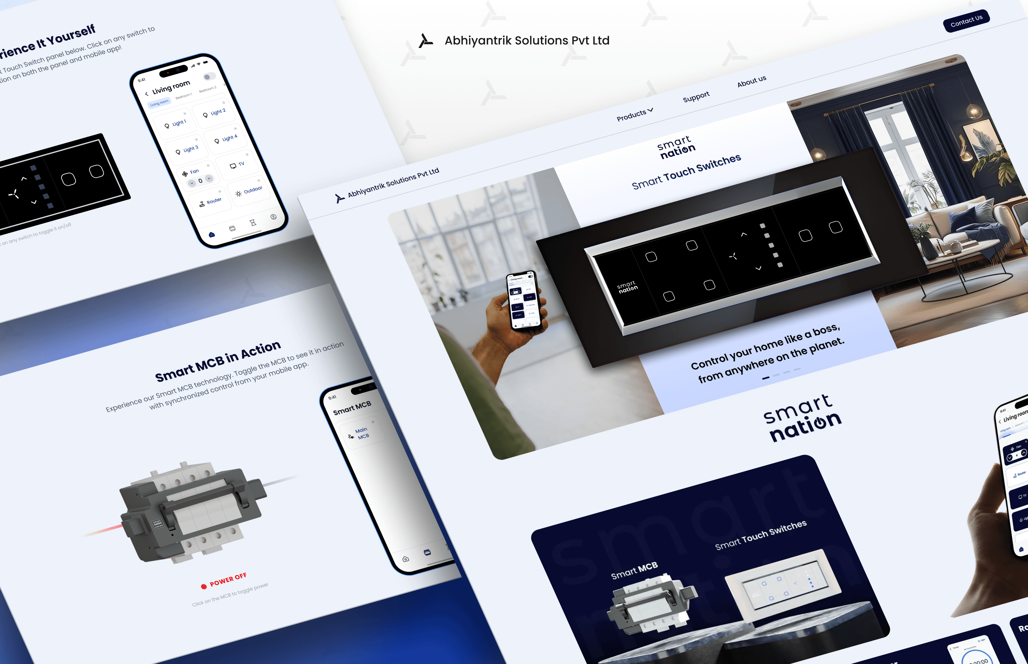 Abhiyantrik Website Mockup